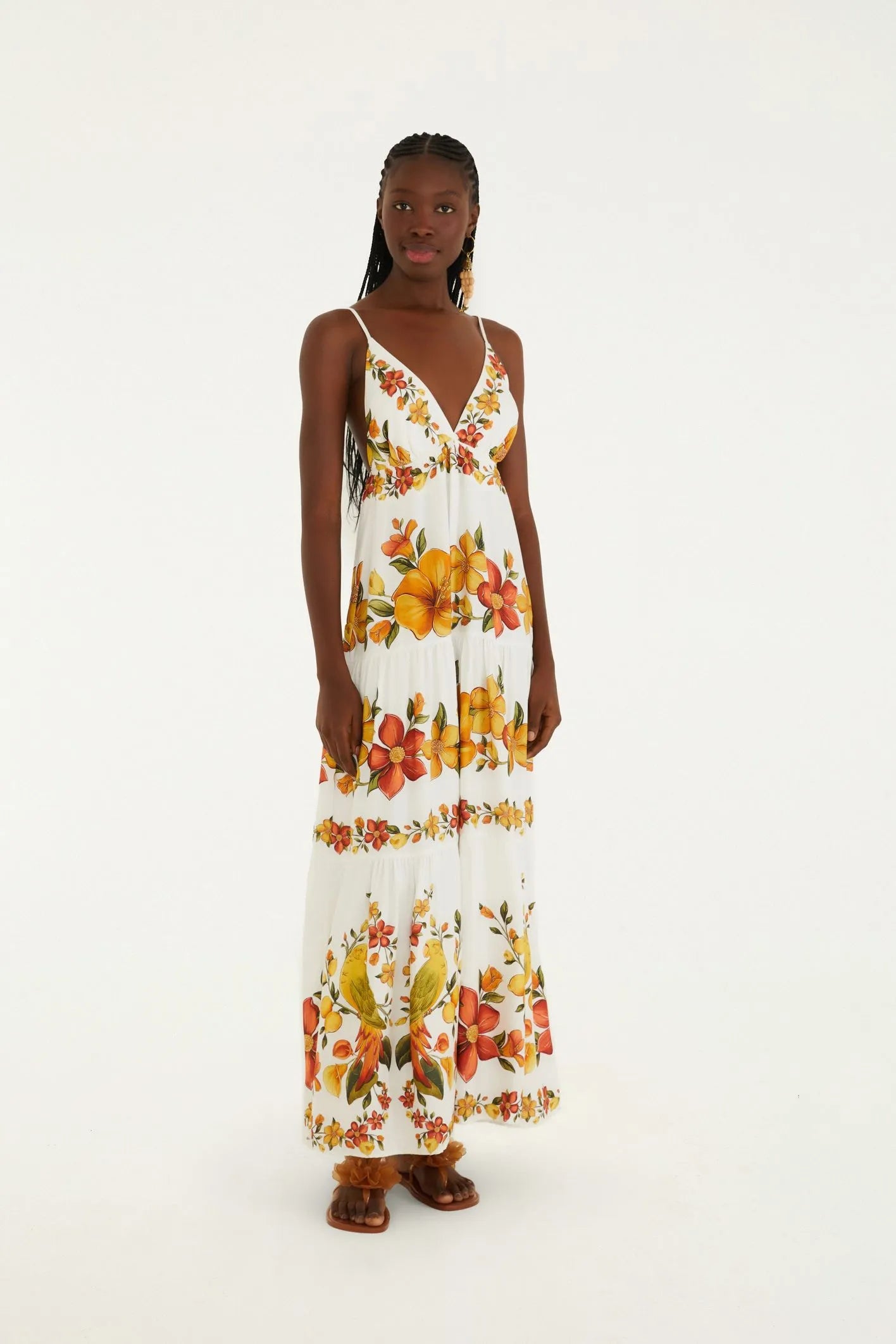 Vestido Longo Estampado
