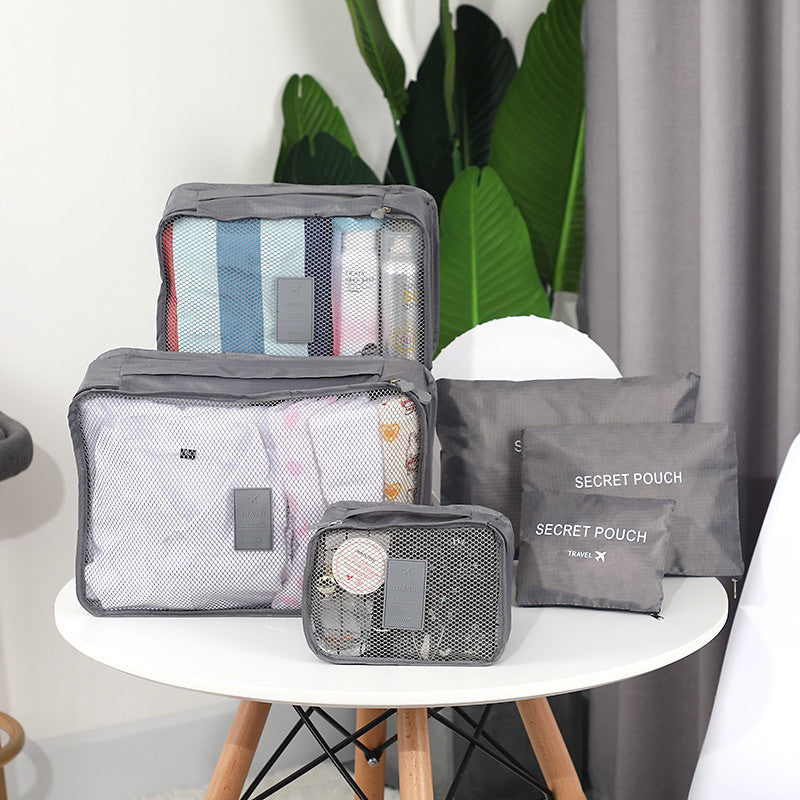 Kit 6 Organizadores de Viagem