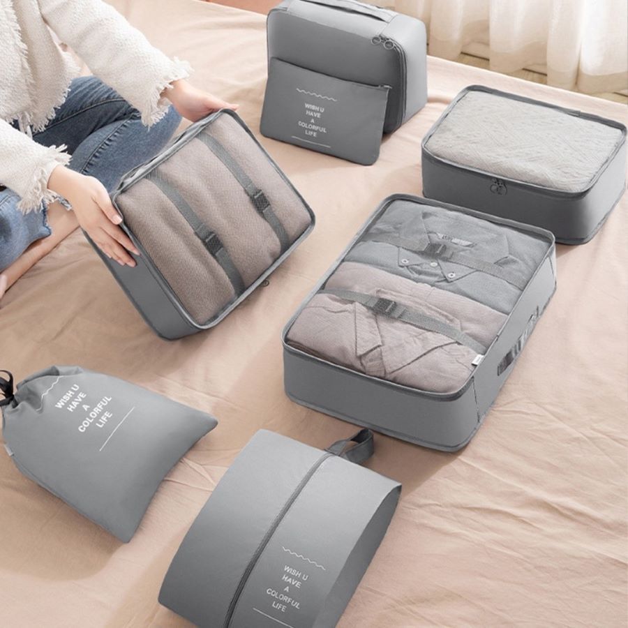 Kit 7 Organizadores de Bagagem – Compre 1, Leve 2