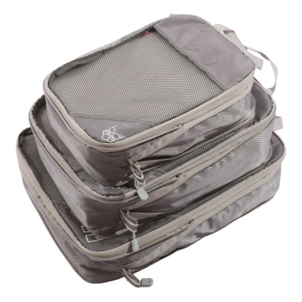 Kit 3 Organizadores de Compressão Cinza  – Compre 1, Leve 2